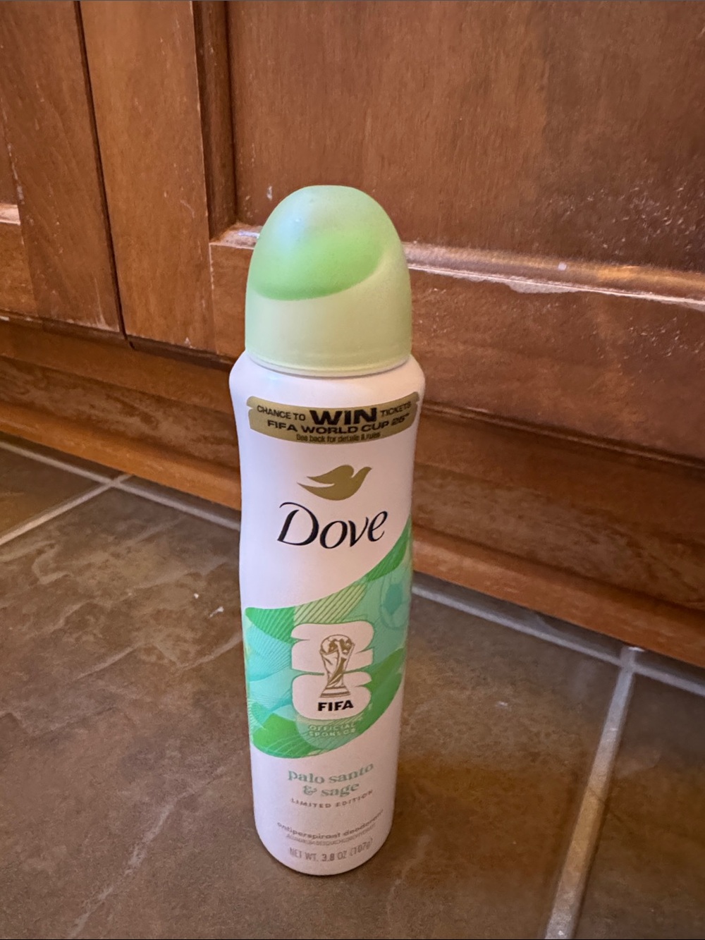 FIFA docs spray deodorant